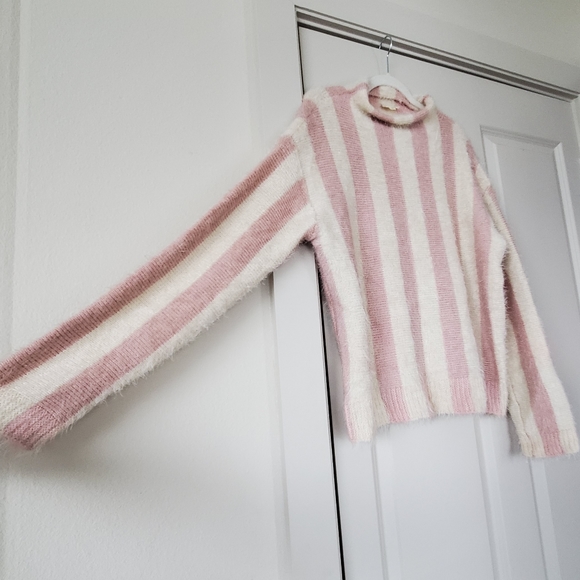 Pink Peppermint Striped Sweater - Picture 4 of 4